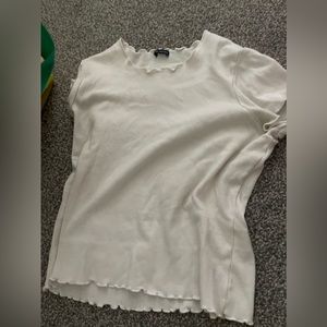 White brandy Melville top one size